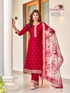 Mithu By Aanchi Crystal Silk Online Kurti With Bottom Dupatta Wholesale